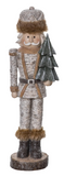 Transpac 26 TC04144x Resin Woodland Nutcracker Figure - 2 Styles