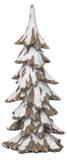 Transpac 26 TC0075x Resin Snowy Tree Decor - 2 Sizes