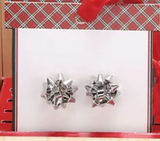 Transpac 26 Y6939 Christmas Bow Earrings - 4 Colors