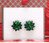 Transpac 26 Y6939 Christmas Bow Earrings - 4 Colors