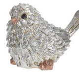 Transpac 26 X9213x Resin Silver Holiday Bird - 4 Styles