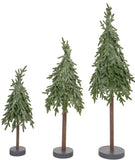 Transpac 26 G7261x Foam Shaggy Christmas Tree - 3 Sizes