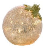 Transpac 26 Y7195 Glass Light Up Ornament Decor - 2 Styles