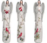 Transpac 26 Y2815 Large Resin Rustic Angel Figurine - 3 Styles
