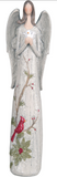 Transpac 26 Y2815 Large Resin Rustic Angel Figurine - 3 Styles