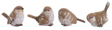 Transpac 26 Y0294 Resin Glitter Gold Bird Figure - 4 Styles