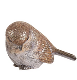 Transpac 26 Y0294 Resin Glitter Gold Bird Figure - 4 Styles