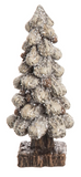 Transpac 26 Y9485x Resin Winter Sparkle Tree Figure 2.25in - 3 Styles