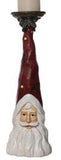 Transpac 26 TC01088x Resin Santa Candle Pillar - 3 Sizes