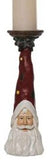 Transpac 26 TC01088x Resin Santa Candle Pillar - 3 Sizes