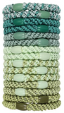 France Luxe 26 LI4563xx Grab & Go Pony Tube, 15 Hair Ties - 8 Styles