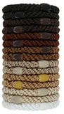 France Luxe 26 LI4563xx Grab & Go Pony Tube, 15 Hair Ties - 8 Styles