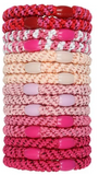 France Luxe 26 LI4563xx Grab & Go Pony Tube, 15 Hair Ties - 8 Styles
