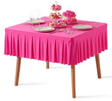Piper Lillies PLTBLCLHx Spandex Square Wrinkle Free Fitted Card Tablecloth 34x34in - 5 Colors