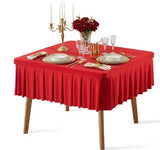 Piper Lillies PLTBLCLHx Spandex Square Wrinkle Free Fitted Card Tablecloth 34x34in - 5 Colors