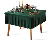 Piper Lillies PLTBLCLHx Spandex Square Wrinkle Free Fitted Card Tablecloth 34x34in - 5 Colors