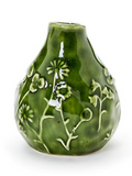 Two's Company TC 54648x  Floral Scape Relief Ceramic Bud Vase - 3 Styles