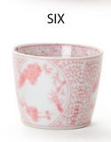 Two's Company TC 54696-20x Pink Chinoiserie Cachepot - 6 Styles