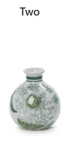 Two's Company TC 55051x Primrose and Lotus Hand-Painted Chinoiserie Porcelain Vases - 5 Shapes