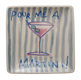 Hazel Mazel HM0199A Stoneware Plate w Saying - 4 Styles