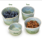 Two's Company TC 55136 Artisanal Stoneware Tidbit Cups - 4 Sizes