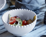 Casafina Stoneware CF PES131-WHI Costa Nova "Pearl" Fruit Bowl, White