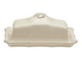Casafina Stoneware CF VP158-CRM "Vintage Port"  Covered Butter Dish, Cream