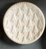 Mud Pie MP 41230036xx White Christmas Tidbit Plate - 4 Styles