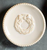 Mud Pie MP 41230036xx White Christmas Tidbit Plate - 4 Styles