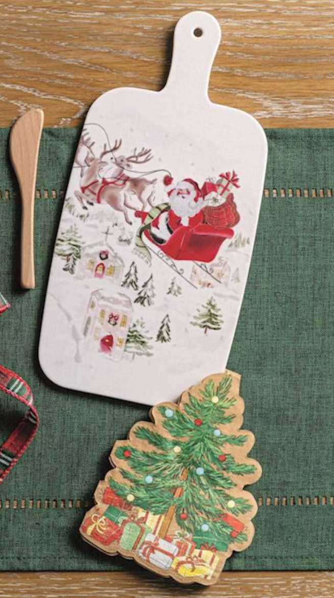 Mud Pie Classic Xmas Melamine Board Set - Thumbnail 4