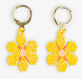 Ink + Alloy IA CBER250xx Blossom Four Petal Flower Drop Earrings - 4 Colors