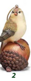 Dickson Gifts DG CHO-132 Birds on Nuts Ornament - 6 Styles