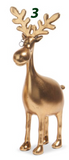 Raz Imports RZ 4457600x Gold Moose with Glasses - 3 Styles