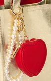 Shiraleah SL 02-24-015xx Heart Pouch Bag Charm/Key Ring - 2 Colors