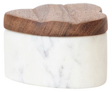 Hazel Mazel HM0039 Marble Heart Shaped 3"L x 2"H