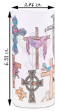 Avery's Home 26 FRGL_xx 16oz Frosted Glass - 2 Styles