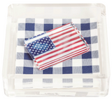 Mud Pie 26 4008006x Napkin 3-Piece Caddy Set - 6 Styles