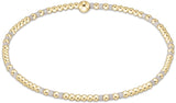 eNewton Design 26 BGDHOPJOYP2xx Gameday Hope Joy Pattern Bead Bracelet 2MM