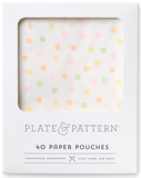 Plate & Pattern 26 POUCHxx Paper Pouches, 40 per Pack - 3 Styles