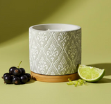 Bourbon Royalty 26 16DSxx 16oz Damask Stone Candle - 10 Scents