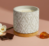 Bourbon Royalty 26 16DSxx 16oz Damask Stone Candle - 10 Scents