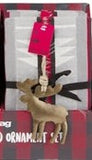 TAG 208598x Lodge Dishtowel and Ornament Set