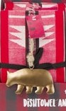 TAG 208598x Lodge Dishtowel and Ornament Set