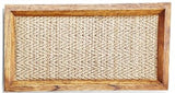 Two's Company TC ANB001x Teak Decorative Tray - 3 Sizes