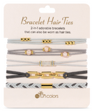 My Fun Colors 26 BT-100xx Bracelet Hair Tie Set of 5 - 12 Styles