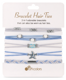My Fun Colors 26 BT-100xx Bracelet Hair Tie Set of 5 - 12 Styles