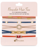 My Fun Colors 26 BT-100xx Bracelet Hair Tie Set of 5 - 12 Styles
