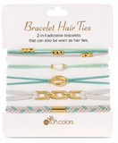 My Fun Colors 26 BT-100xx Bracelet Hair Tie Set of 5 - 12 Styles