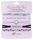 My Fun Colors 26 BT-100xx Bracelet Hair Tie Set of 5 - 12 Styles