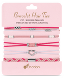 My Fun Colors 26 BT-100xx Bracelet Hair Tie Set of 5 - 12 Styles